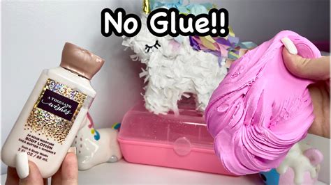 No Glue Lotion Slime 🧴🫧 How To Make No Glue Lotion Slime Youtube