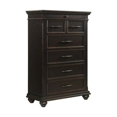 Brooks 6-Drawer Black Chest SR800CH - The Home Depot