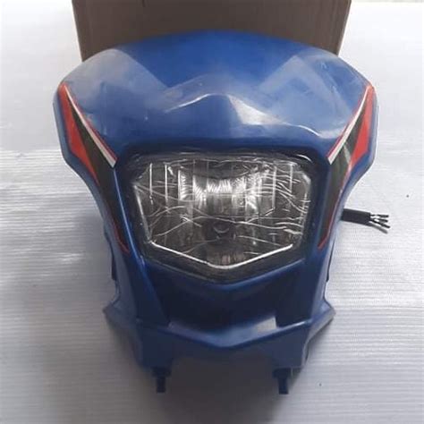 HEADLIGHT ASSY XRM TRINITY BLUE YSK BRAND Lazada PH