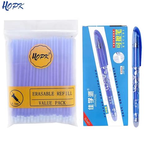 10012pcsset Erasable Gel Pen 05mm Blue Black Ink Erasable Pens