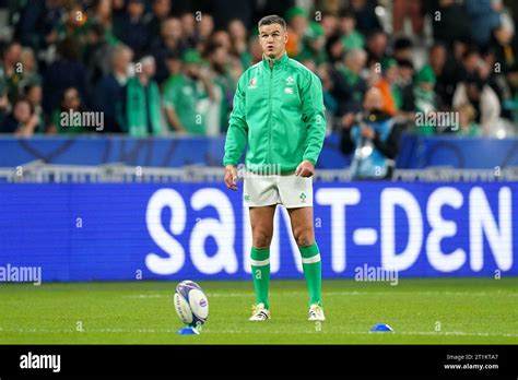 Irelands Johnny Sexton Warming Up Prior To Kick Off Before The Rugby