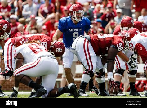 April 11 2105 Oklahoma Sooners Quarterback Trevor Knight 9 At The