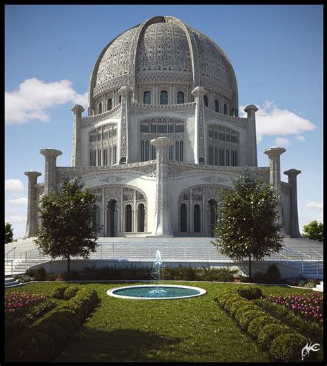 Bahai Temple A Serene Architectural Masterpiece