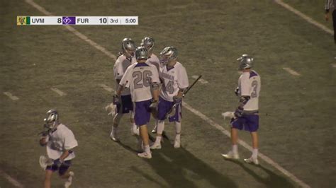 Vermont Vs Furman 2017 College Lacrosse Highlights YouTube