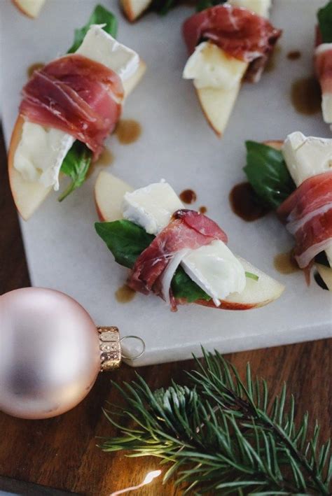 Prosciutto Wrapped Apples With Brie And Balsamic Casa De Crews