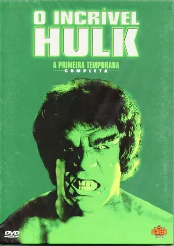 Box Com 4 Dvd´s O Incrível Hulk Primeira Temporad Completa Frete Grátis