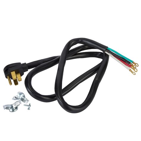 Utilitech 6 Ft 4 Prong Black Range Appliance Power Cord In The Appliance Power Cords Department