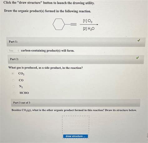 Solved Click The Draw Structure Button To Launch The