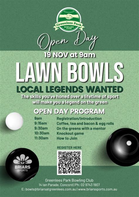 Lawn Bowls Open Day Briars Sports Club