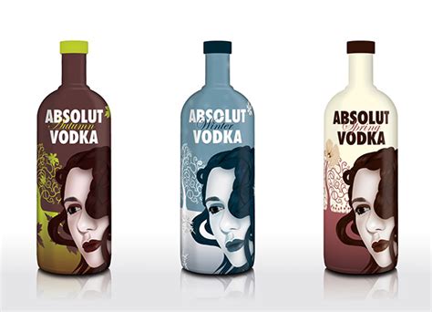 Absolut Vodka Bottle Design - College Project on Behance