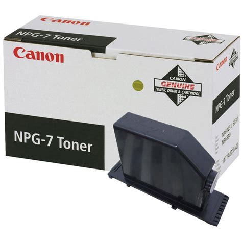 Original Canon NPG 7 Black Toner Cartridge 1377A003AC Canon NP 6330