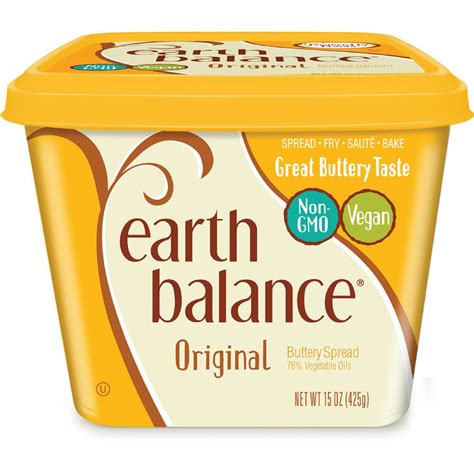 Earth Balance Margarine Natural Buttery Spread Original 15oz Tub