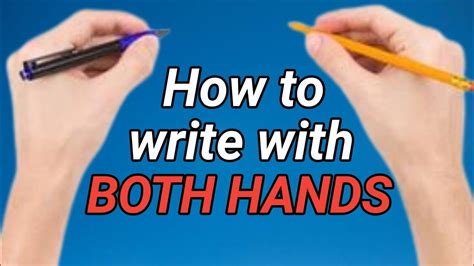 How To Write With Your Both Hands In Hindi How To Become An