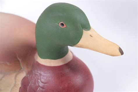 Hand Carved Wooden Duck Decoys And Sculptures Ebth