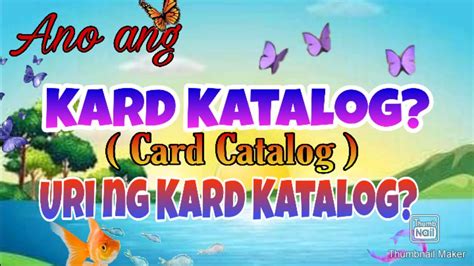 Kard Katalog Card Catalog Youtube