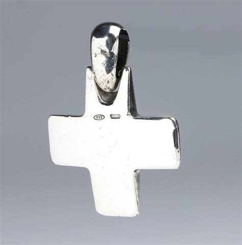 POMELLATO Collezione Dodo Pendente Croce Argento Bertolami Fine Art