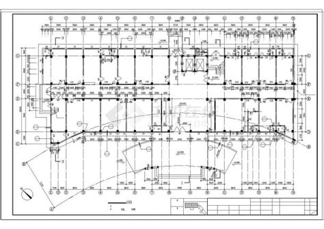 某地区医院门诊及住院楼cad建筑设计施工图医疗建筑土木在线