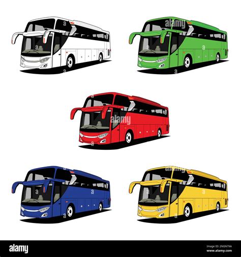 City Public Bus And Vehicle Transportation City Bus Vector On White