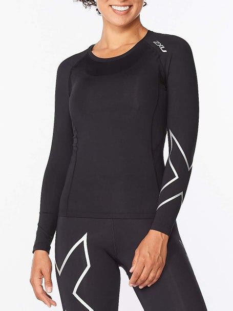 2xu Womens Core Compression Long Sleeve Top Running Warehouse