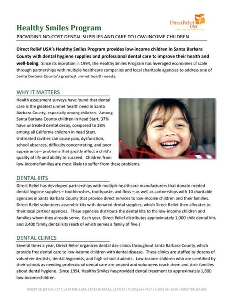 Healthy smiles program | PDF