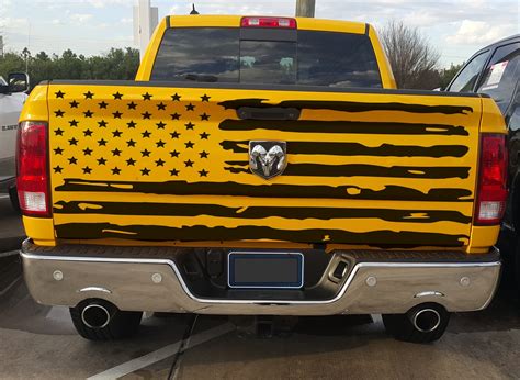 American flag for truck tailgate Universal size 65in X 23in | Etsy