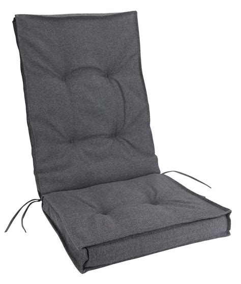 Coussin de jardin pour chaise inclinable REBSENGE gris foncé JYSK