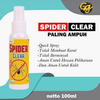 Jual SPIDER CLEAR 250ML Racun Semprot Super Ampuh Obat Pembasmi Laba