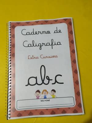 Caderno De Atividades De Caligrafia Pdf Elo7