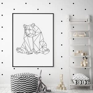 Nursery Bear Print Bear Nursery Decor Animal Nursery Prints - Etsy