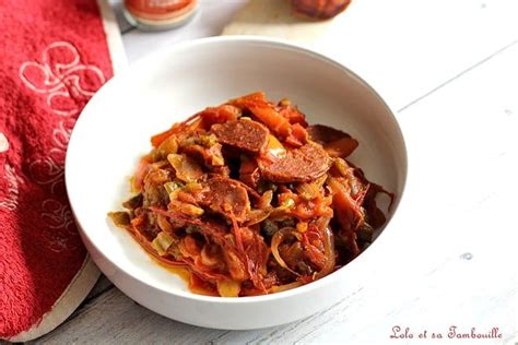 Piperade Au Chorizo Recette De Lolo Et Sa Tambouille