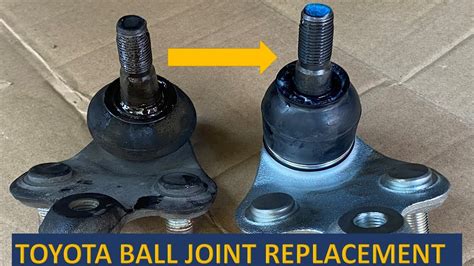 How To Diagnose And Replace Bad Front Lower Ball Joint On A Toyota Youtube