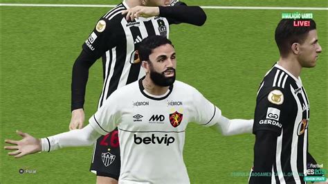 🛑 Pes 2021 SimulaÇÃo AtlÉtico Mg X Sport SimulaÇÃo Youtube