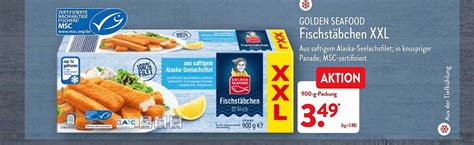 Golden Seafood Fischstäbchen Xxl Angebot bei ALDI Nord