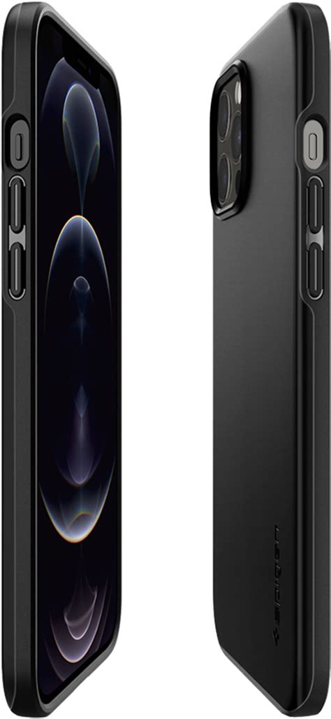 Best Buy Spigen Thin Fit Case For Apple Iphone Pro Max Black Bbr