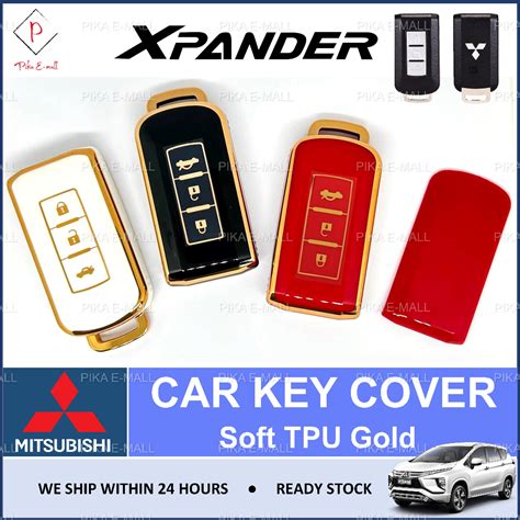 Mitsubishi Xpander Car Key Cover Kunci Chrome Tpu Keyless Remote Key