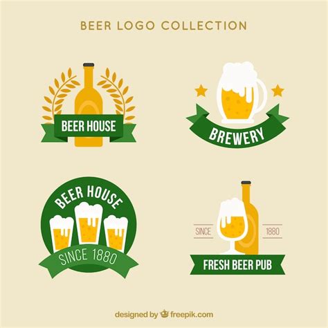 beer brand logo vectors illustrations