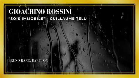 Sois Immobile Gioachino Rossini Guillaume Tell Youtube