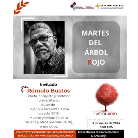 El Árbol Rojo conversación con el poeta ensayista y profesor