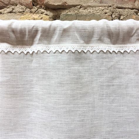 White Linen Curtains - Etsy