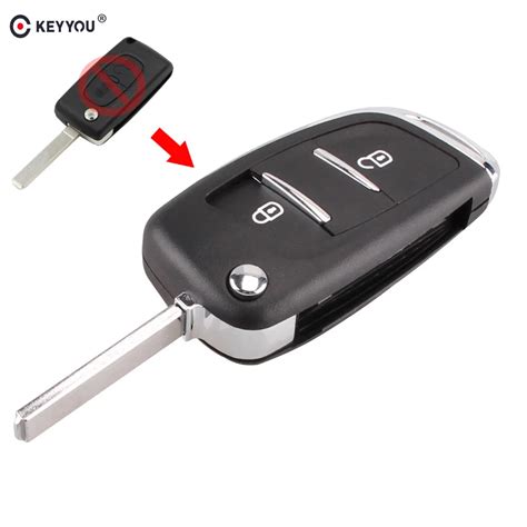 KEYYOU Carcasa De Llave Remota De Coche Protector Modificado De 2