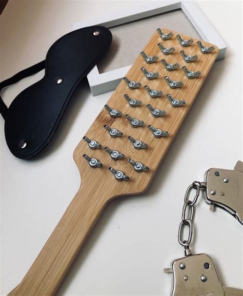 Extreme Spiked Paddle Spanking Paddle Sex Torture Device Bdsm Impact