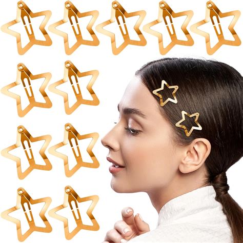 Amazon Joez Wonderful Pcs Gold Star Hair Clips Cm