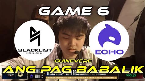 Mpl S Grand Finals Game Blacklist International Vs Echo Youtube