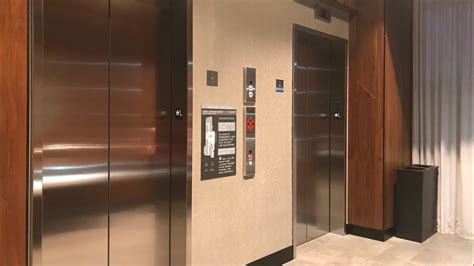 Tall Kone Ecodisc Traction Elevators Ac Hotel By Marriott San Jose