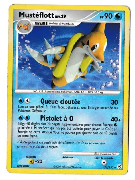 CARTE POKÉMON MUSTÉFLOTT 26 130 Diamant et Perle DP FR EUR 1 00