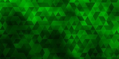 Textura De Vector Verde Claro Con Estilo Triangular 1889216 Vector En