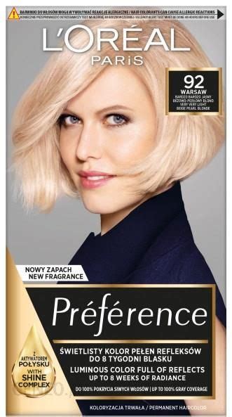 Loreal Paris Preference Farba Do W Os W Iridescent Blonde Mops Na Cz W