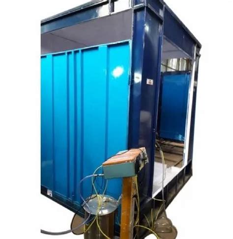 Electrostatic Aluminium Powder Coating Spray Booth Cross Flow Type