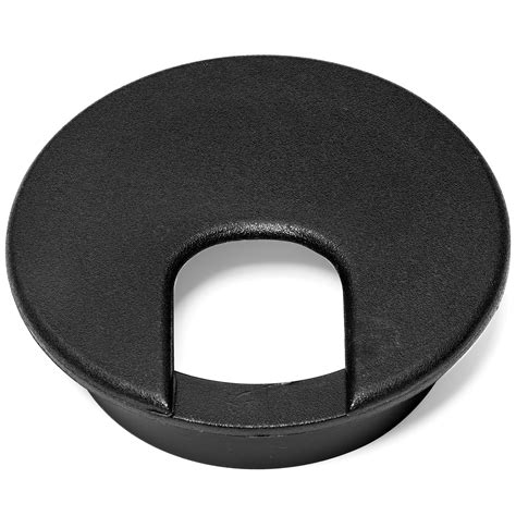 Buy Pack Inch Mm Round Plastic Desk Grommets Black Wire