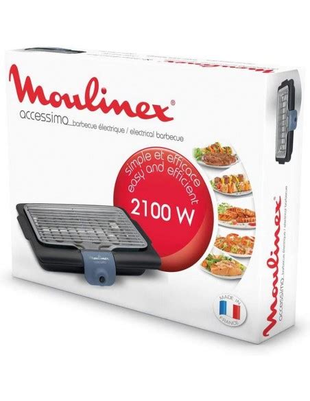 Moulinex BBQ Electrique Accessimo Barbecue De Table Grille Amovible